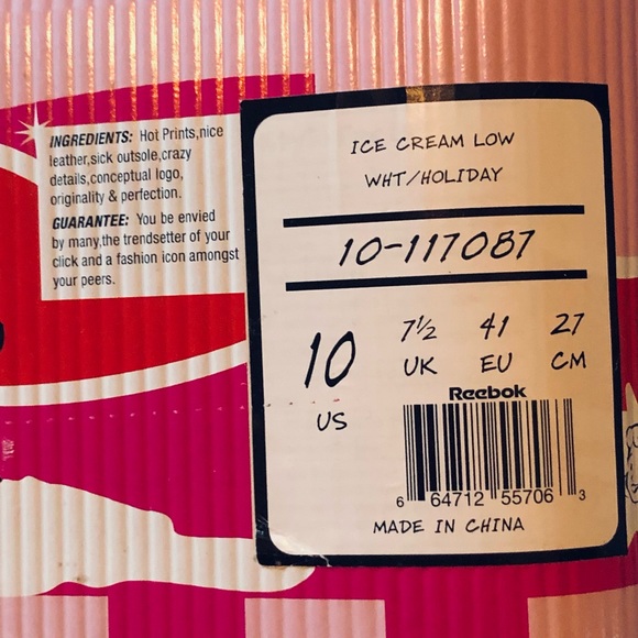 Billionaire Boys IceCream Sneaker  | RARE W/unisex style | 65 of 2000 NWT - Picture 7 of 14